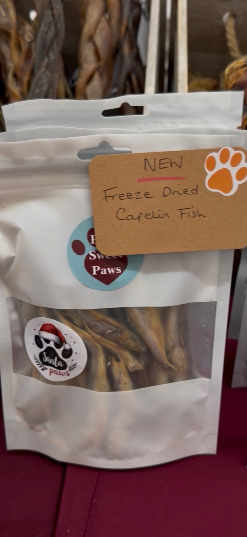 Freeze Dried Capelin Fish