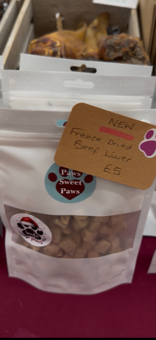 Freeze Dried Beef Liver Cubes